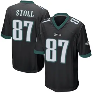 Philadelphia Eagles Men's Jack Stoll Game Alternate Jersey - Black