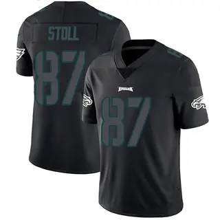 Philadelphia Eagles Men's Jack Stoll Limited Jersey - Black Impact