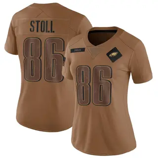 Philadelphia Eagles Women's Jack Stoll Limited 2023 Salute To Service Jersey - Brown