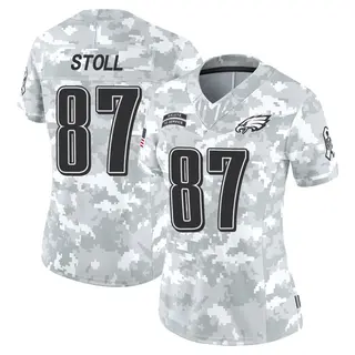 Philadelphia Eagles Women's Jack Stoll Limited 2024 Salute to Service Jersey - Arctic Camo