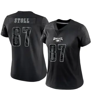 Philadelphia Eagles Women's Jack Stoll Limited Reflective Jersey - Black