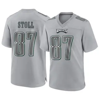 Philadelphia Eagles Youth Jack Stoll Game Atmosphere Fashion Jersey - Gray