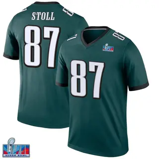 Philadelphia Eagles Youth Jack Stoll Legend Super Bowl LVII Patch Jersey - Green