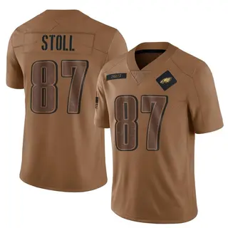 Philadelphia Eagles Youth Jack Stoll Limited 2023 Salute To Service Jersey - Brown